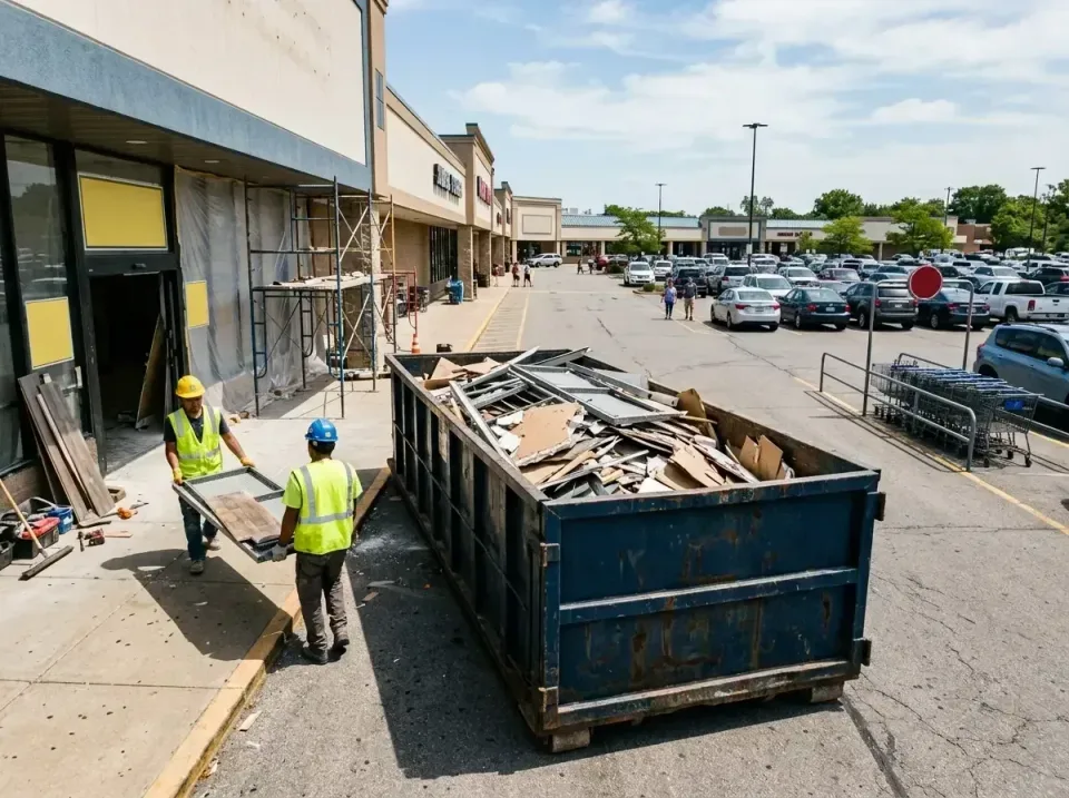 retail-store-renovation-debris-003 — frequently asked questions, Roll-off Dumpster Rentals in Broomall, PA